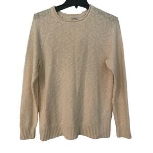 L.L. Bean size Medium Women's Midweight Cotton Slub Rollneck Pullover